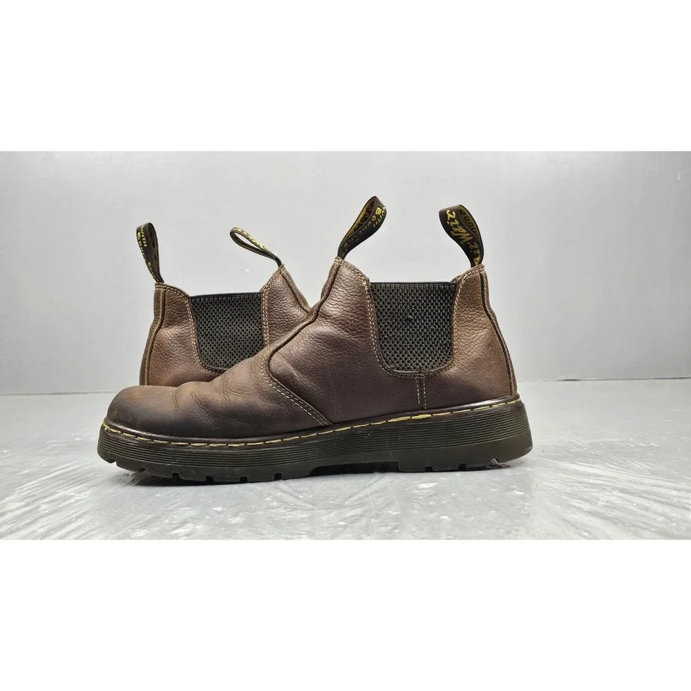 Dr. Martens Chelsea Boot Mens 11 Brown Hardie Ankle Work Casual Preppy